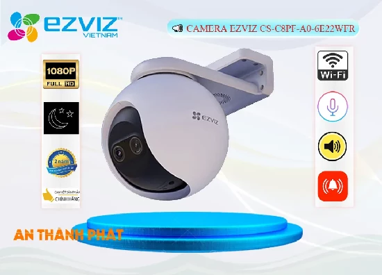  Camera Ezviz CS-C8PF-A0-6E22WFR là một lựa chọn tuyệt vời tiết kiệm chi phí cho việc nâng cao an ninh và giám sát chuyên nghiệp trong không gian của bạn, camera này không chỉ có độ phân giải cao và khả năng quay xoay quan sát mạnh mẽ, mà còn tích hợp nhiều tính năng thông minh giúp bạn rất nhiều trong vấn đề bảo vệ an toàn an ninh