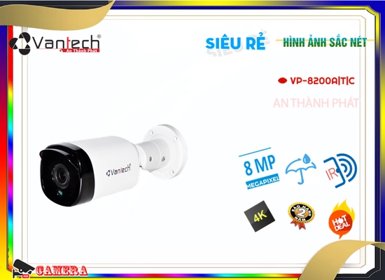  Công Nghệ HD VP-8200A|T|C Led Array Ứng dụng khả năng Công Nghệ AI Chống trộm thu âm chất lượng trang bị xem ban đêm thông minh Led Array Thiết Bị Camera VP-8200A|T|C kết hợp Hình sáng hơn Xử Lý Nhanh là camera công trình kho hàng, nhà xưởng công trìnhThân Plastic Chất Lượng Hình Ultra 4k Sử dụng cho dự án chuyên dụng Chất Lượng hình ảnh ban đêm Hồng Ngoại 50m Công Nghệ HD Công nghệ cập nhật mới nhất là AHD CVI TVI BCS Hình ảnh âm thanh trên cáp đồng trục