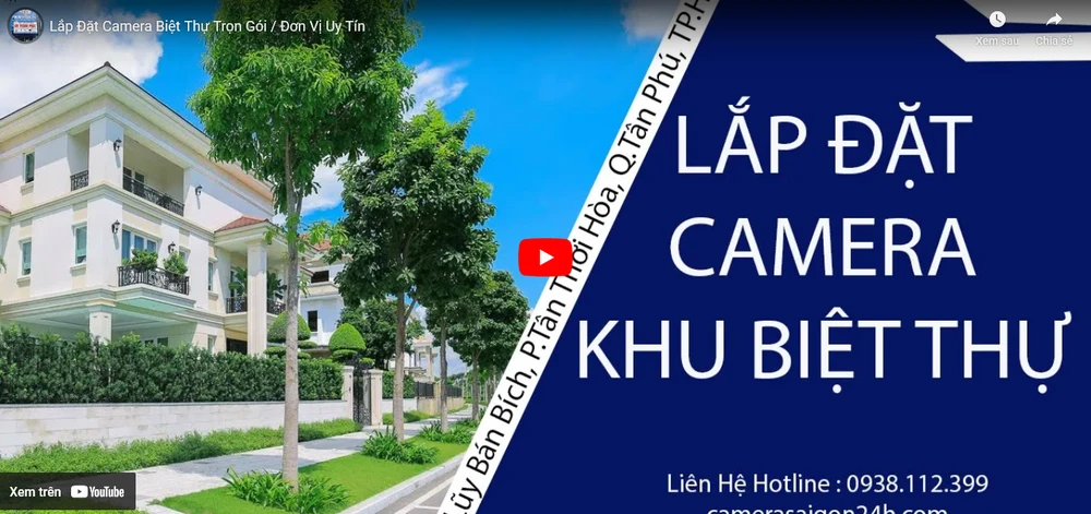 Lắp camera Gia đình giá rẻ trọn gói