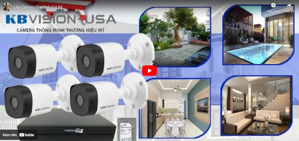 Bộ Camera Gia Đình Thu âm