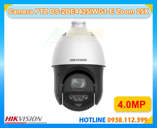 HIKVISION DS-2DE4425IWG1-E, Camera HIKVISION DS-2DE4425IWG1-E, Camera Speed Dome Hikvision 4MP, Camera zoom quang 25X Hikvision, Camera DarkFighter 4MP, Camera PTZ hồng ngoại 100m, Camera IP Speed Dome Hikvision, Camera ngoài trời IP67