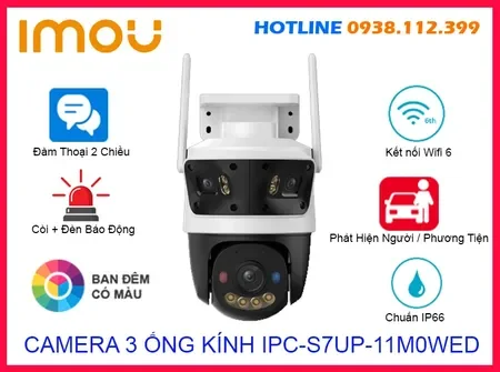  IPC-S7UP-11M0WED chất lượng sáng đẹp 5.0 megapixel Chất lượng cao giá rẻ Công nghê xử lý hình ảnh Cảm Biến Video CMOS cho màu sắc sặc sỡ Không Dây  thiết bị camera Phù hợp cho shop Xoay 360 Thiết Bị Camera Hình ảnh ban đêm sáng đẹp với Full Color 30m Xem ban đêm chất lượng giám sát ban đêm phù hợp