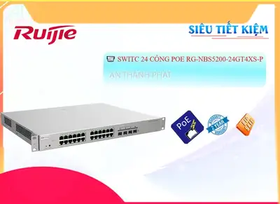 RG NBS5200 24GT4XS P,RG-NBS5200-24GT4XS-P Hãng Ruijie Bộ Quản Lý Mạng,chức năng RG-NBS5200-24GT4XS-P,Giá RG-NBS5200-24GT4XS-P Ip POE sắc nét ,Giá kỹ thuật RG-NBS5200-24GT4XS-P,Địa Chỉ Bán RG-NBS5200-24GT4XS-Pthông số ,RG-NBS5200-24GT4XS-P,RG-NBS5200-24GT4XS-P giá mới nhất,RG-NBS5200-24GT4XS-P tốt nhất,Giá Bán RG-NBS5200-24GT4XS-P,RG-NBS5200-24GT4XS-P Giá Khuyến Mãi,RG-NBS5200-24GT4XS-P Bán Giá Rẻ,RG-NBS5200-24GT4XS-P mới,Bán giá rẻ RG-NBS5200-24GT4XS-P