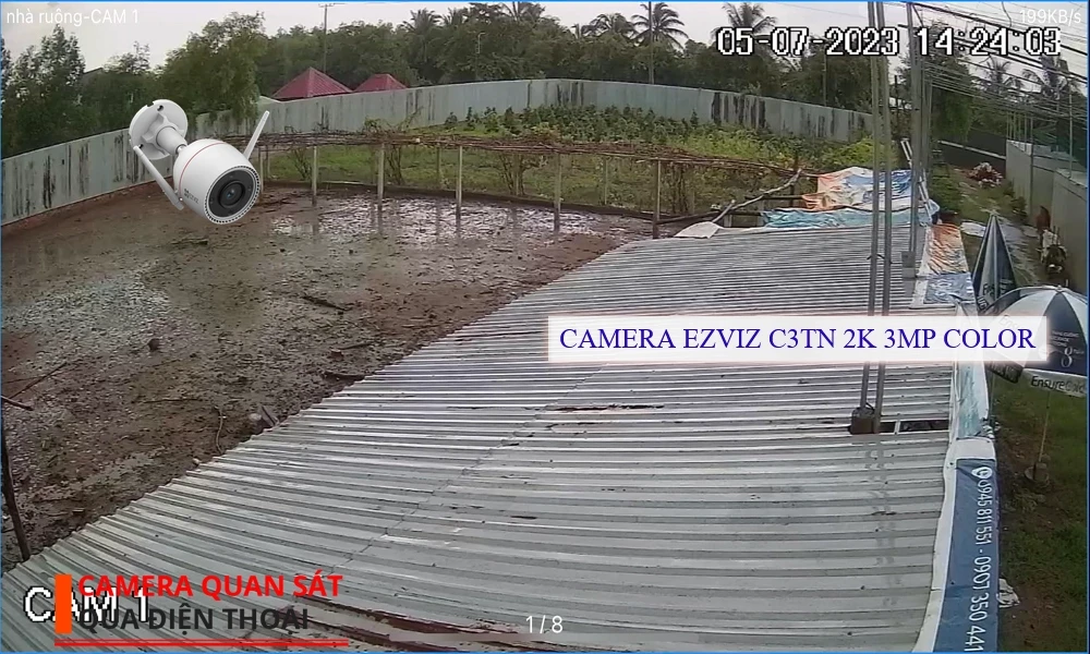C3TN 2K 3MP Color Camera Wifi Ezviz
