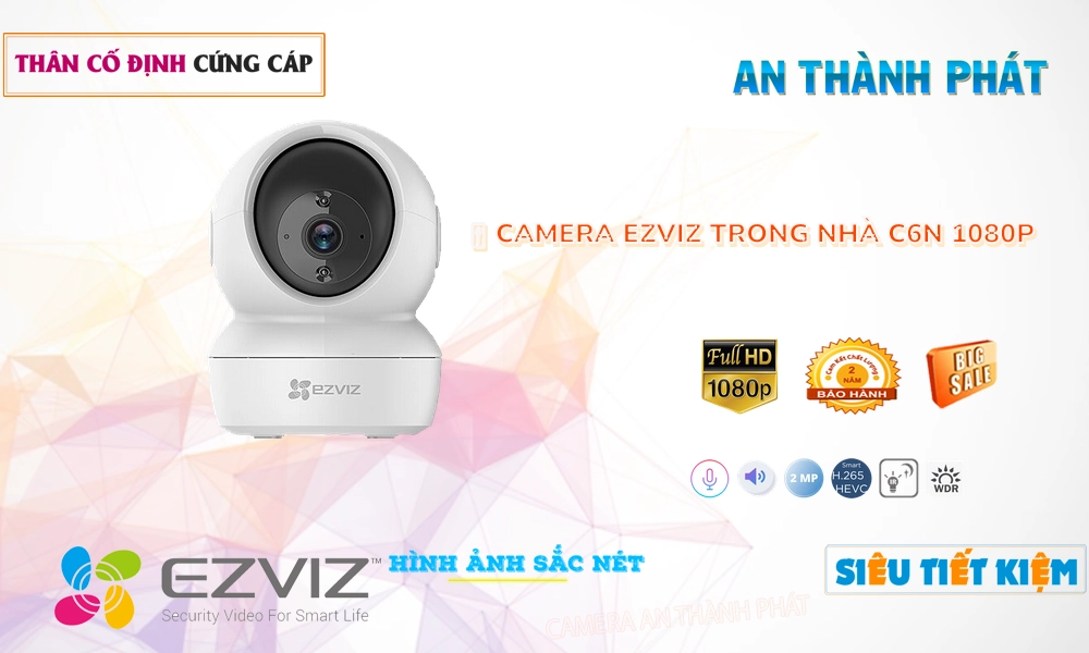Camera Không Dây IP C6N 1080P Wifi Ezviz Camera Không Dây IP C6N 1080P Wifi Ezviz