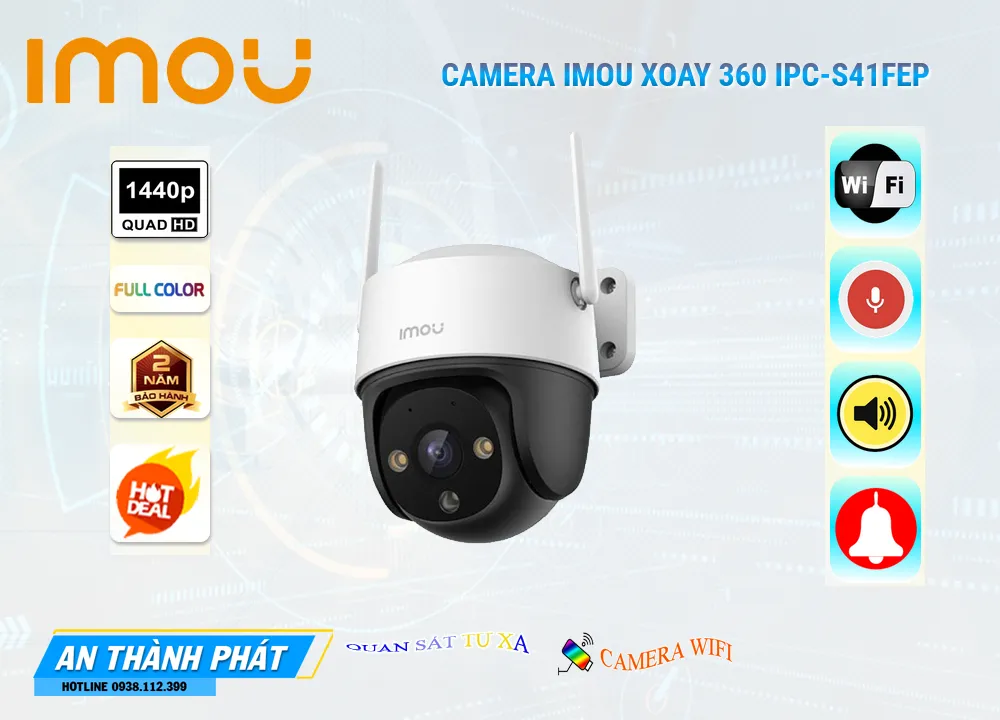 Camera Wifi Imou Ngoài Trời IPC-S41FEP,Thông số IPC-S41FEP,IPC-S41FEP giá mới nhất,IPC-S41FEP Wifi  Bán Sỉ, Loại Camera an ninh IPC S41FEP,IPC-S41FEP tốt nhất,Giá Bán IPC-S41FEP Ultra 2k 4.0 MP ,IPC-S41FEP Chính hãng,Bán rẻ IPC-S41FEP,Giá IPC-S41FEP,thông số IPC-S41FEP,IPC-S41FEP Chất lượng nhất,IPC-S41FEP Giá Khuyến Mãi,IPC-S41FEP Giá Hấp Dẫn