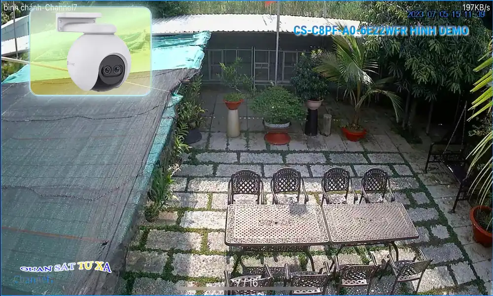 CS-C8PF-A0-6E22WFR sắc nét Wifi Ezviz