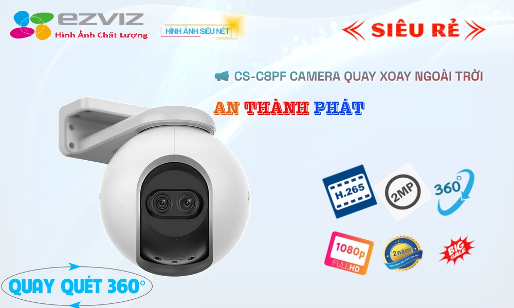 ✲ CS-C8PF Camera Không Dây Wifi Ezviz ✲ CS-C8PF Camera Không Dây Wifi Ezviz