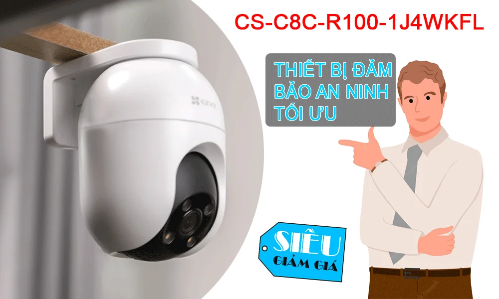 Camera Wifi EZviz CS-C8c-R100-1J4WKFL Camera Wifi EZviz CS-C8c-R100-1J4WKFL