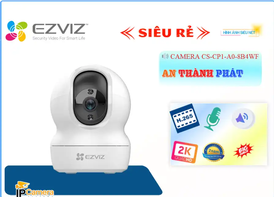 Camera CS-CP1-A0-8B4WF Wifi Ezviz Giá rẻ,CS CP1 A0 8B4WF,Giá Bán ,CS-CP1-A0-8B4WF 4.0 MP  Giá Khuyến Mãi,Địa Chỉ Bán  Camera quan sát CS-CP1-A0-8B4WF,thông số CS-CP1-A0-8B4WF,CS-CP1-A0-8B4WF Tốt nhất,CS-CP1-A0-8B4WF bán rẻ,CS-CP1-A0-8B4WF Chính hãng,Bán rẻ CS-CP1-A0-8B4WF,tuổi thọ CS-CP1-A0-8B4WF,Giá  Wifi CS-CP1-A0-8B4WF,Giá kỹ thuật CS-CP1-A0-8B4WF,CS-CP1-A0-8B4WF tốt nhất
