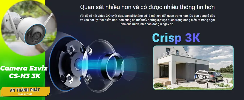➠ CS-H3-R100-1J5WKFL sắc nét Wifi Ezviz ➠ CS-H3-R100-1J5WKFL sắc nét Wifi Ezviz