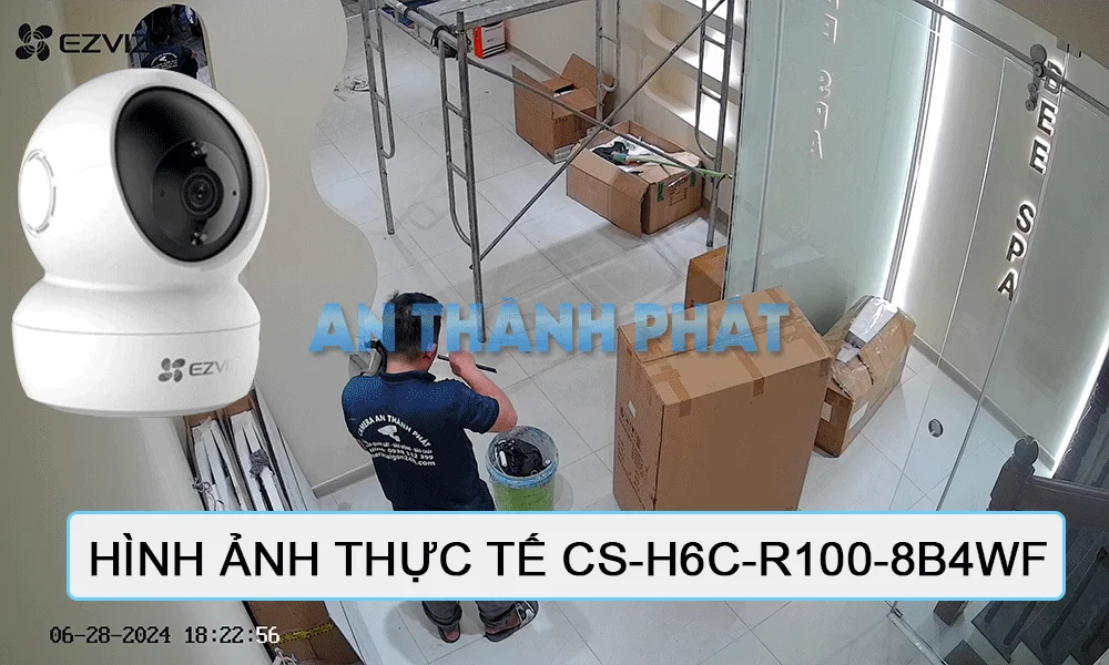 CS-H6c-R100-8B4WF sắc nét Wifi Ezviz