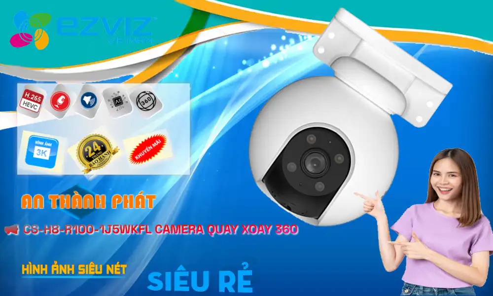 CS-H8-R100-1J5WKFL sắc nét Wifi Ezviz CS-H8-R100-1J5WKFL sắc nét Wifi Ezviz
