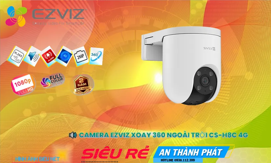 CS-H8C (3MP,4G) Camera Wifi Ezviz