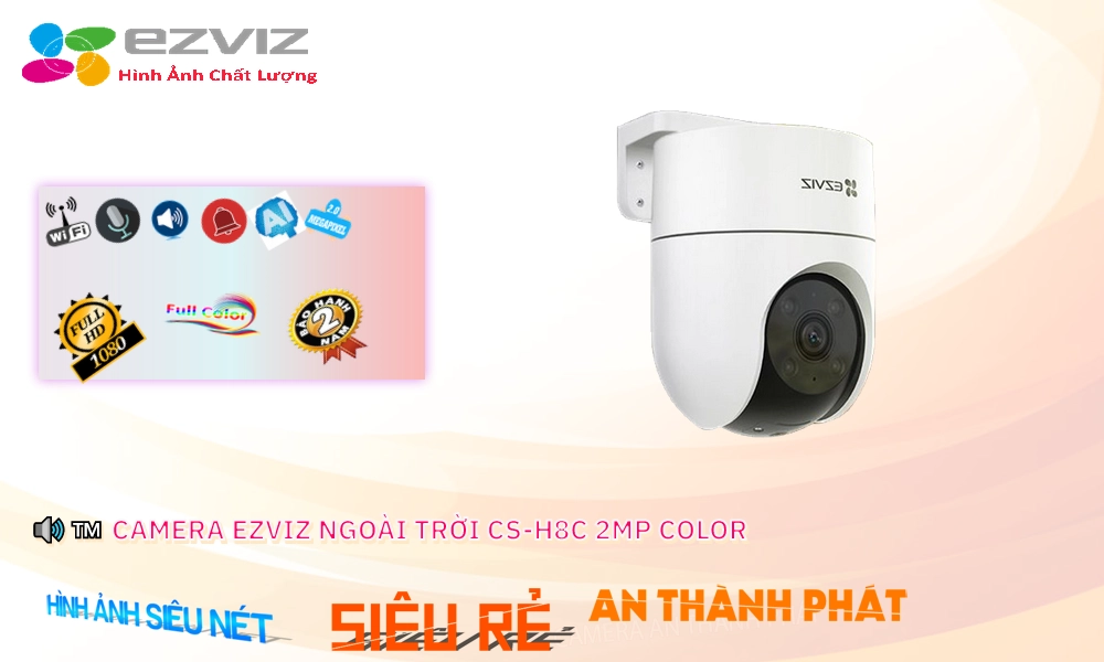 Camera Wifi Không Dây CS-H8C 2MP Color Giá tốt Camera Wifi Không Dây CS-H8C 2MP Color Giá tốt