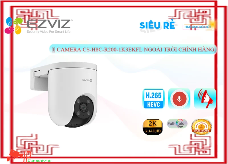 CS-H8c-R200-1K3EKFL sắc nét Wifi Ezviz CS-H8c-R200-1K3EKFL sắc nét Wifi Ezviz