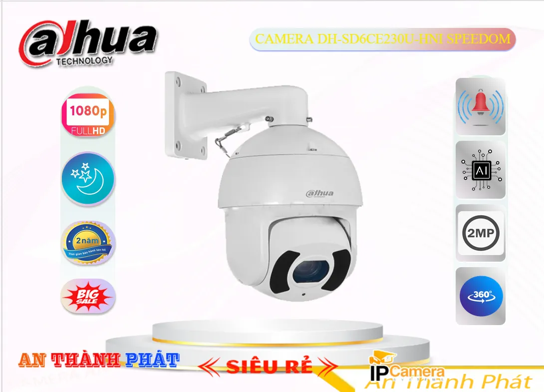 DH-SD6CE230U-HNI Camera Speedom Thông Minh,DH-SD6CE230U-HNI giá mới nhấtDH-SD6CE230U-HNI Chính hãng,DH SD6CE230U HNI,Giá Bán DH-SD6CE230U-HNI FULL HD 1080P 2.0 MP ,Nơi Lắp  Camera quan sát DH-SD6CE230U-HNI,DH-SD6CE230U-HNI giá mới nhất,DH-SD6CE230U-HNI Chính hãng,Giá ,phân phối DH-SD6CE230U-HNI