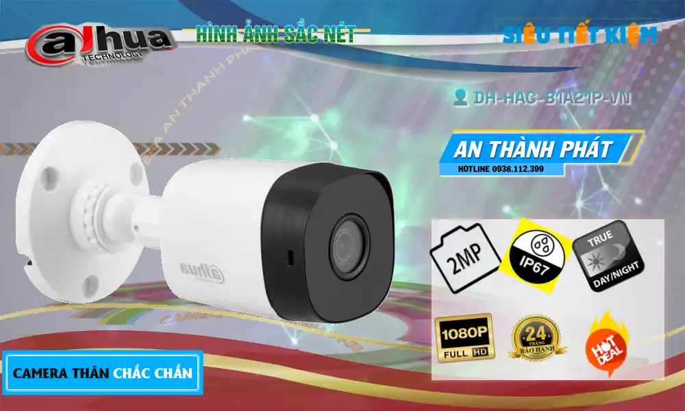 DH-HAC-B1A21P-VN sắc nét Dahua ➠ DH-HAC-B1A21P-VN sắc nét Dahua ➠