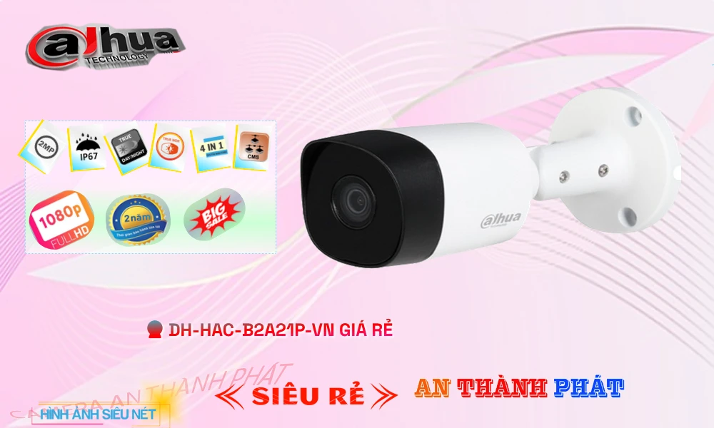 DH-HAC-B2A21P sắc nét Dahua DH-HAC-B2A21P sắc nét Dahua