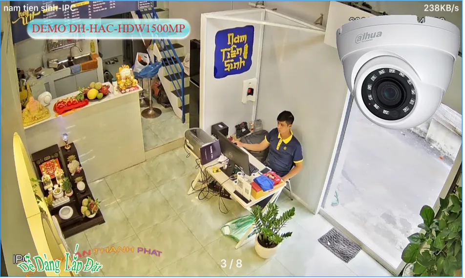 DH-HAC-HDW1500MP sắc nét Dahua
