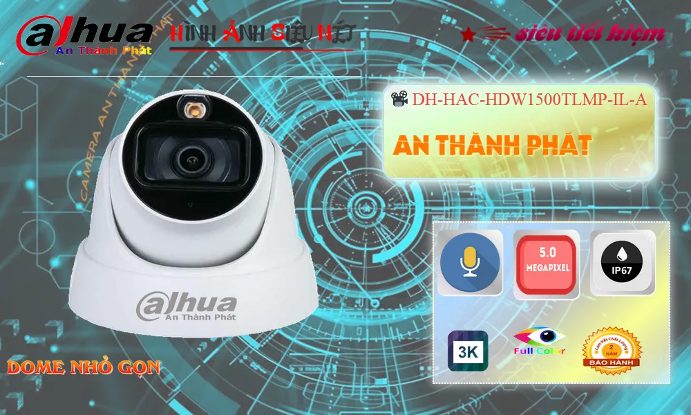 DH-HAC-HDW1500TLMP-IL-A sắc nét Dahua DH-HAC-HDW1500TLMP-IL-A sắc nét Dahua