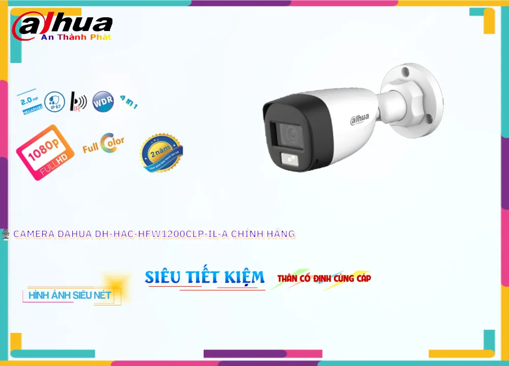 DH-HAC-HFW1200CLP-IL-A sắc nét Dahua DH-HAC-HFW1200CLP-IL-A sắc nét Dahua