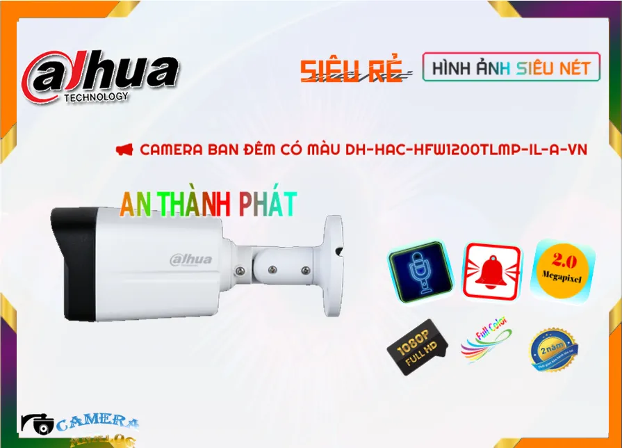 DH-HAC-HFW1200TLMP-IL-A-VN Công Nghệ HD Dahua Thiết kế Đẹp DH-HAC-HFW1200TLMP-IL-A-VN Công Nghệ HD Dahua Thiết kế Đẹp