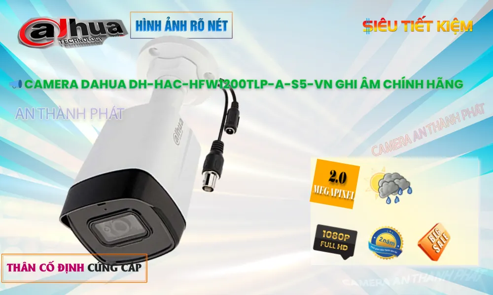 DH-HAC-HFW1200TLP-A-S5-VN sắc nét Dahua