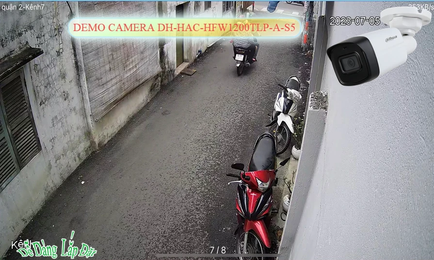 Camera Thân Hồng Ngoài DH-HAC-HFW1200TLP-A-S5 Camera Thân Hồng Ngoài DH-HAC-HFW1200TLP-A-S5