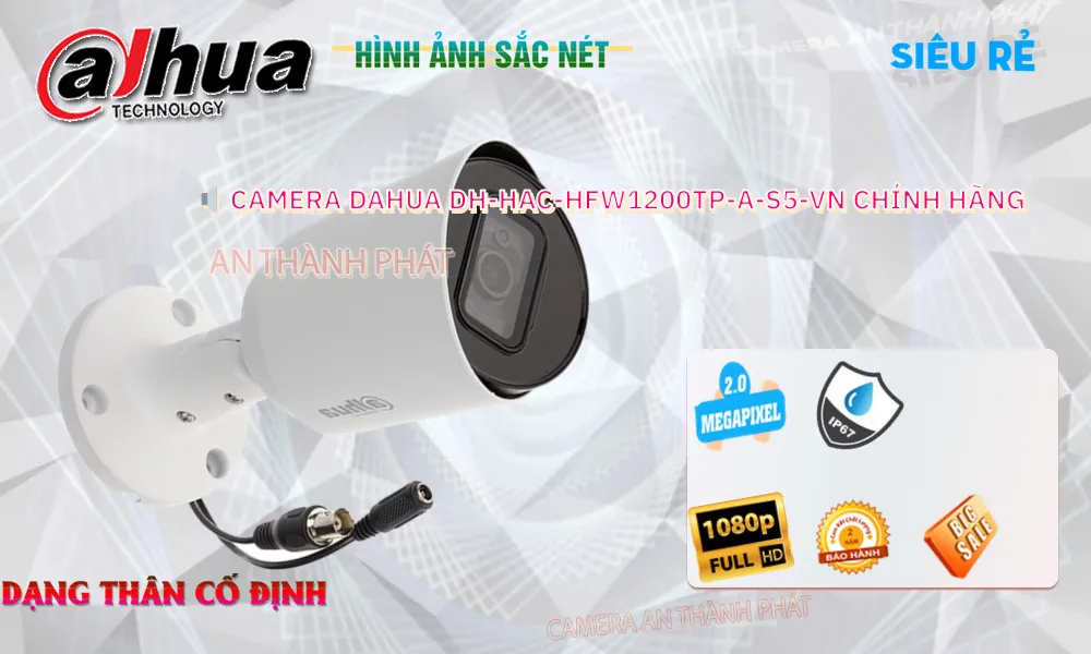 DH-HAC-HFW1200TP-A-S5-VN sắc nét Dahua DH-HAC-HFW1200TP-A-S5-VN sắc nét Dahua