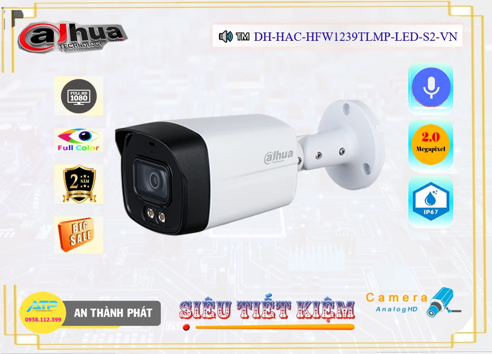 DH-HAC-HFW1239TLMP-LED-S2-VN sắc nét Dahua DH-HAC-HFW1239TLMP-LED-S2-VN sắc nét Dahua