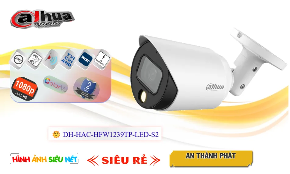 DH-HAC-HFW1239TP-LED-S2 sắc nét Dahua ➠ DH-HAC-HFW1239TP-LED-S2 sắc nét Dahua ➠