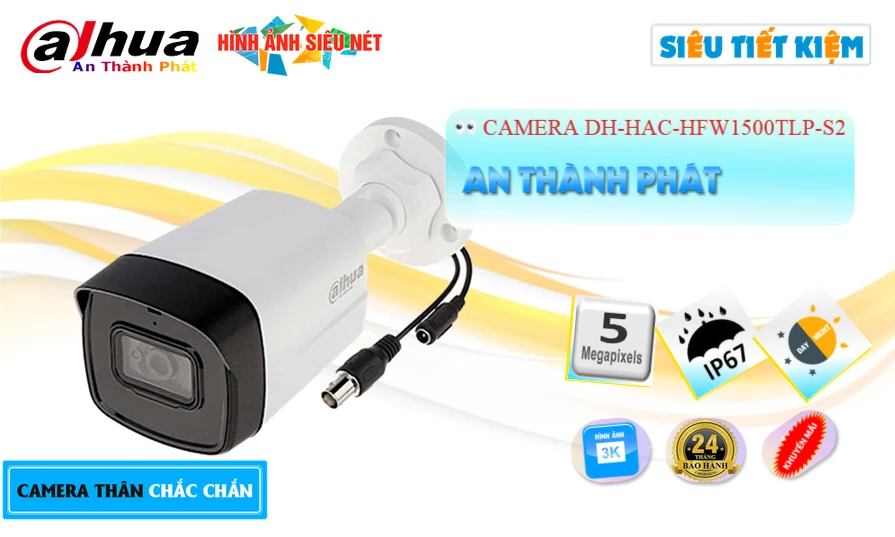 Camera Dahua DH-HAC-HFW1500TLP-S2 hình ảnh 5.0MP