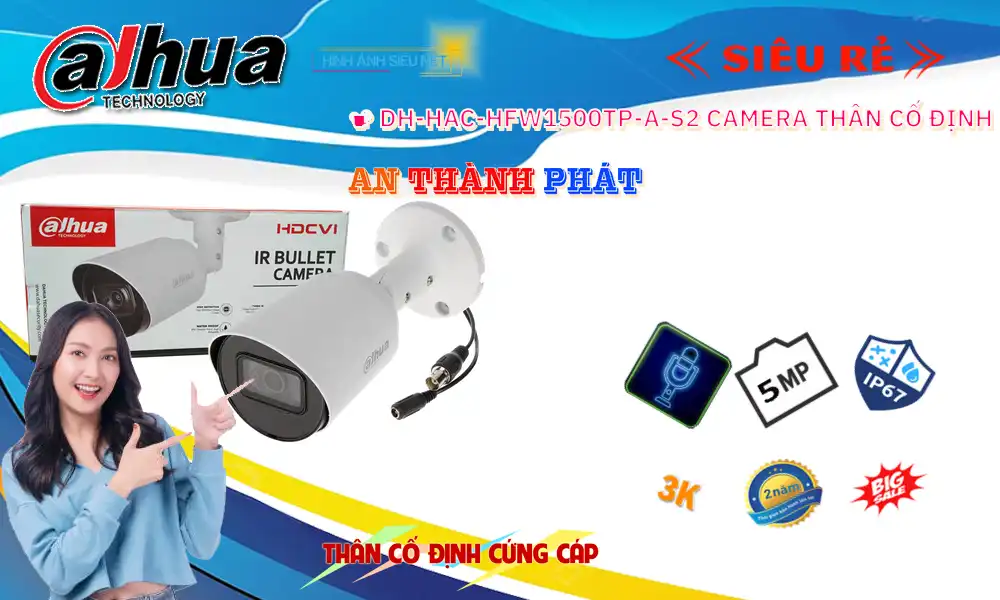 DH-HAC-HFW1500TP-A-S2 sắc nét Dahua