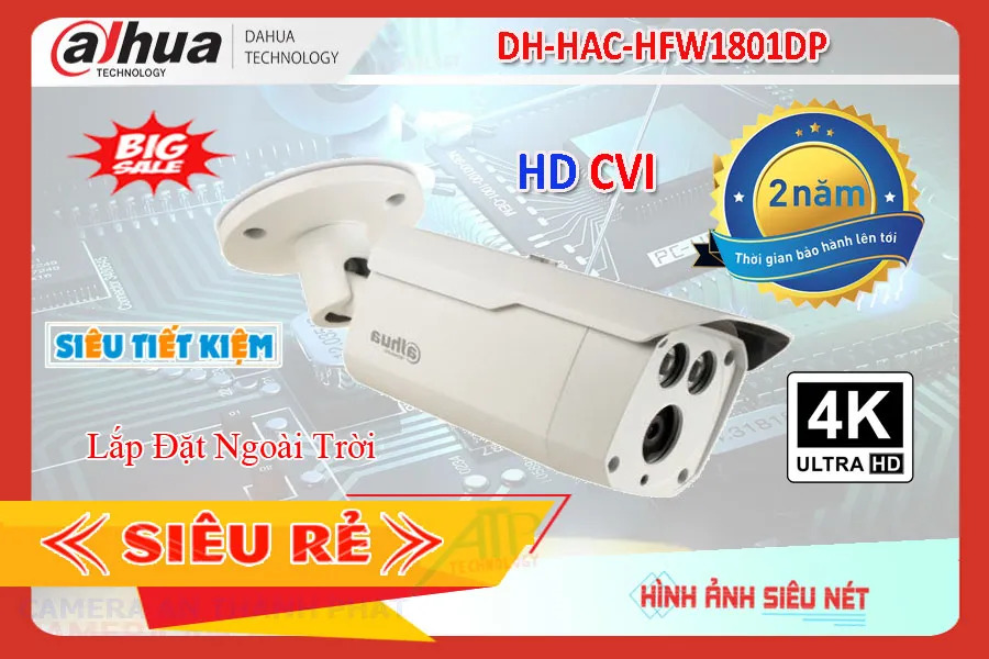 DH-HAC-HFW1801DP sắc nét Dahua DH-HAC-HFW1801DP sắc nét Dahua