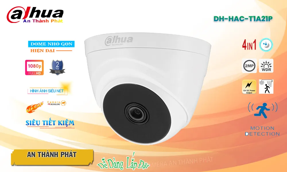 Camera Dome DH-HAC-T1A21P độ sắc nét cao Camera Dome DH-HAC-T1A21P độ sắc nét cao