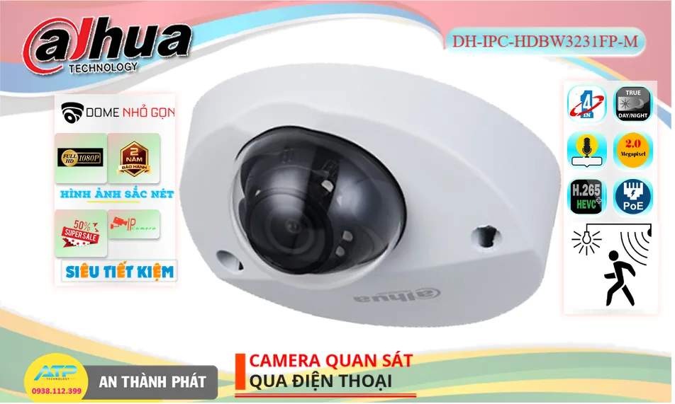 DH-IPC-HDBW3231FP-M sắc nét Dahua DH-IPC-HDBW3231FP-M sắc nét Dahua