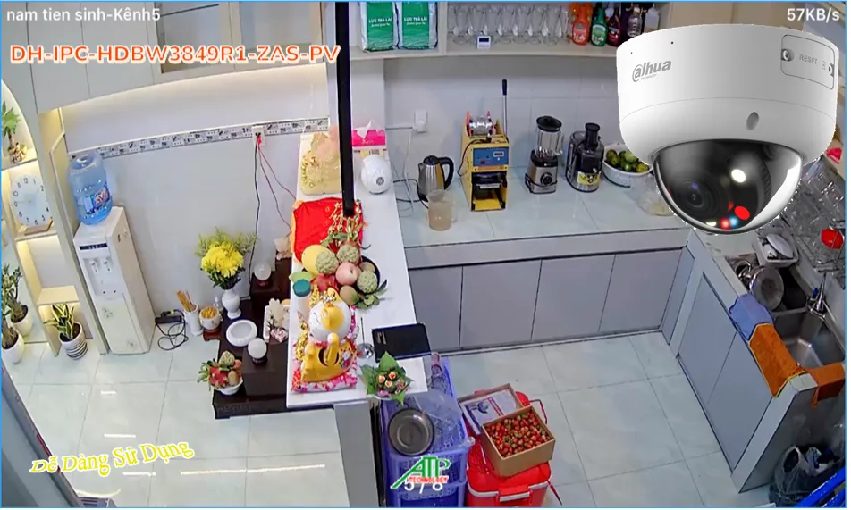 DH-IPC-HDBW3849R1-ZAS-PV sắc nét Dahua
