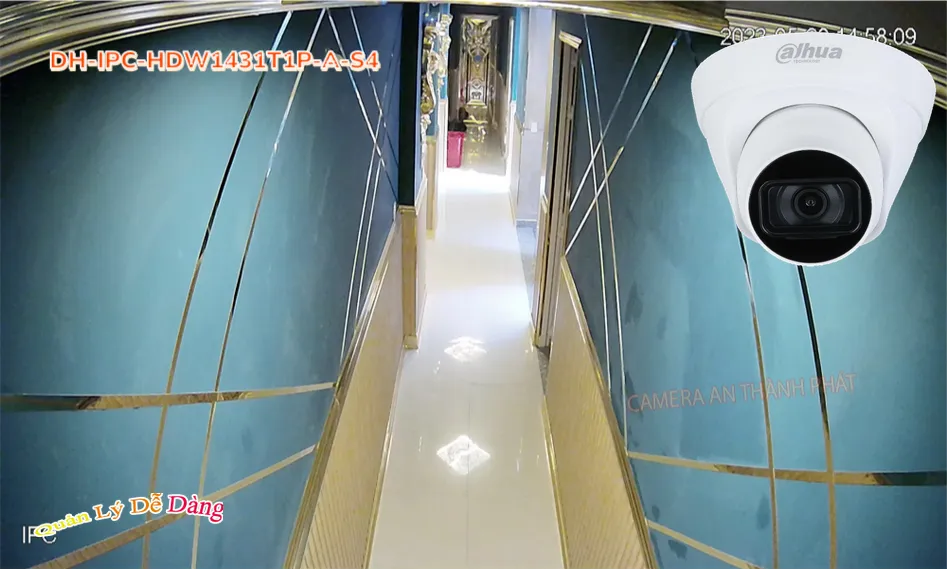 DH-IPC-HDW1431T1P-A-S4 sắc nét Dahua