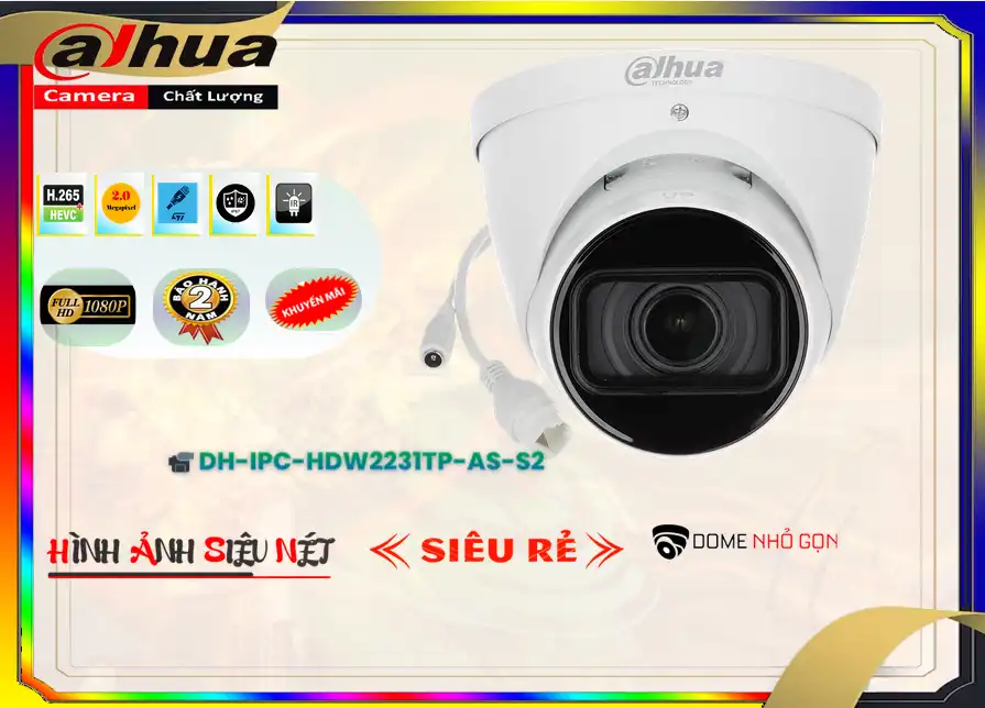 ➠ DH-IPC-HDW2231TP-AS-S2 sắc nét Dahua ➠ DH-IPC-HDW2231TP-AS-S2 sắc nét Dahua