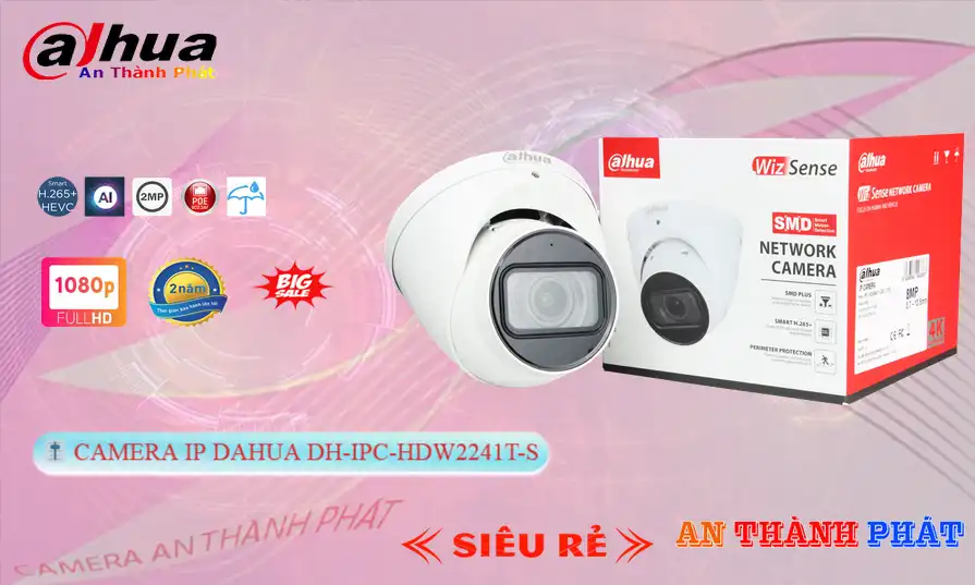 DH-IPC-HDW2241T-S sắc nét Dahua ➠ DH-IPC-HDW2241T-S sắc nét Dahua ➠
