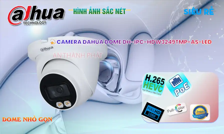 DH-IPC-HDW3249TMP-AS-LED sắc nét Dahua DH-IPC-HDW3249TMP-AS-LED sắc nét Dahua