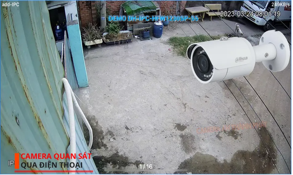 DH-IPC-HFW1230SP-S5 sắc nét Dahua DH-IPC-HFW1230SP-S5 sắc nét Dahua