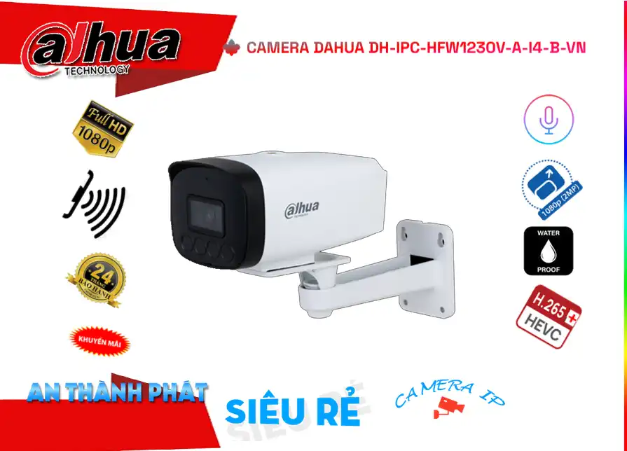 Camera Dahua DH-IPC-HFW1230V-A-I4-B-VN,Giá DH-IPC-HFW1230V-A-I4-B-VN,DH-IPC-HFW1230V-A-I4-B-VN Giá chiết khấu,Bán rẻ ,phân phối  Camera Giám Sát ,Nơi Lắp DH-IPC-HFW1230V-A-I4-B-VN Ip POE sắc nét ,DH-IPC-HFW1230V-A-I4-B-VN giá mới nhất,Giá Bán DH-IPC-HFW1230V-A-I4-B-VN,DH-IPC-HFW1230V-A-I4-B-VN giá hấp dẫn,DH-IPC-HFW1230V-A-I4-B-VN bán rẻ