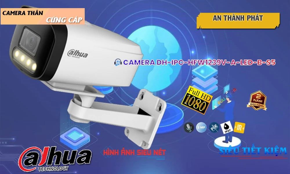 DH-IPC-HFW1239V-A-LED-B-S5 Camera Cấp Nguồ Qua Dây Mạng trang bị đặt biệt Nguồn sử dụng 12V An Toàn Dahua Giá tốt DH-IPC-HFW1239V-A-LED-B-S5 Camera Cấp Nguồ Qua Dây Mạng trang bị đặt biệt Nguồn sử dụng 12V An Toàn Dahua Giá tốt