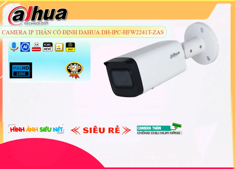 DH-IPC-HFW2241T-ZAS,Phân Phối Sỉ DH-IPC-HFW2241T-ZAS FULL HD 1080P ,Địa Chỉ Bán DH-IPC-HFW2241T-ZAS,DH-IPC-HFW2241T-ZAS rẻ nhất,DH-IPC-HFW2241T-ZAS Công Nghệ Mới