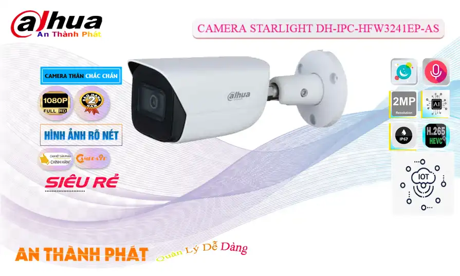DH-IPC-HFW3241EP-AS sắc nét Dahua DH-IPC-HFW3241EP-AS sắc nét Dahua