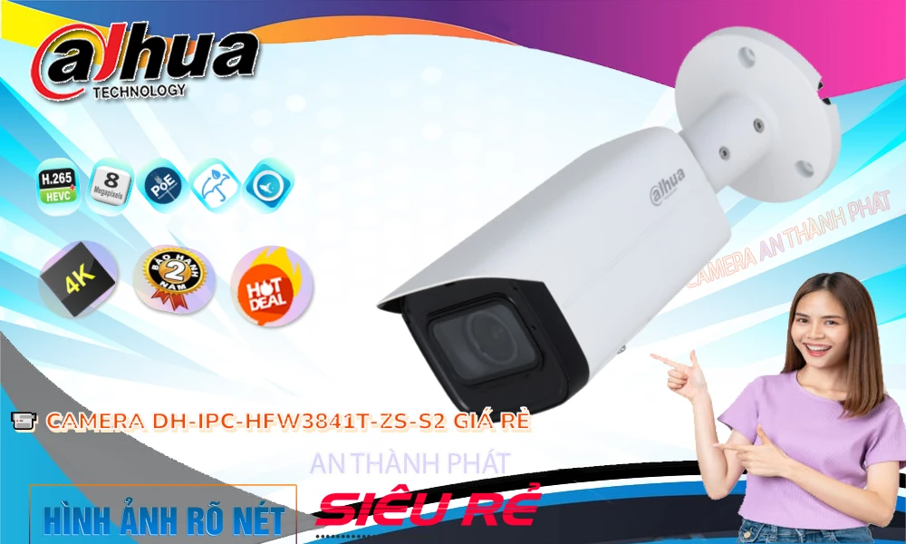 DH-IPC-HFW3841T-ZS-S2 sắc nét Dahua