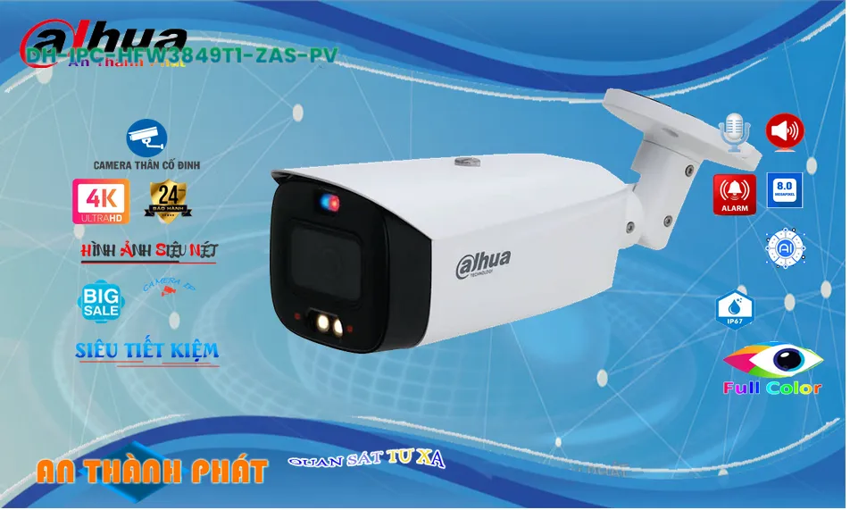 ➠ DH-IPC-HFW3849T1-ZAS-PV sắc nét Dahua ➠ DH-IPC-HFW3849T1-ZAS-PV sắc nét Dahua