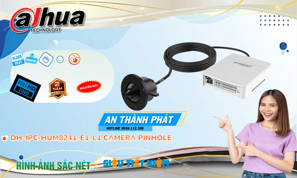 DH-IPC-HUM8241-E1-L1 sắc nét Dahua DH-IPC-HUM8241-E1-L1 sắc nét Dahua